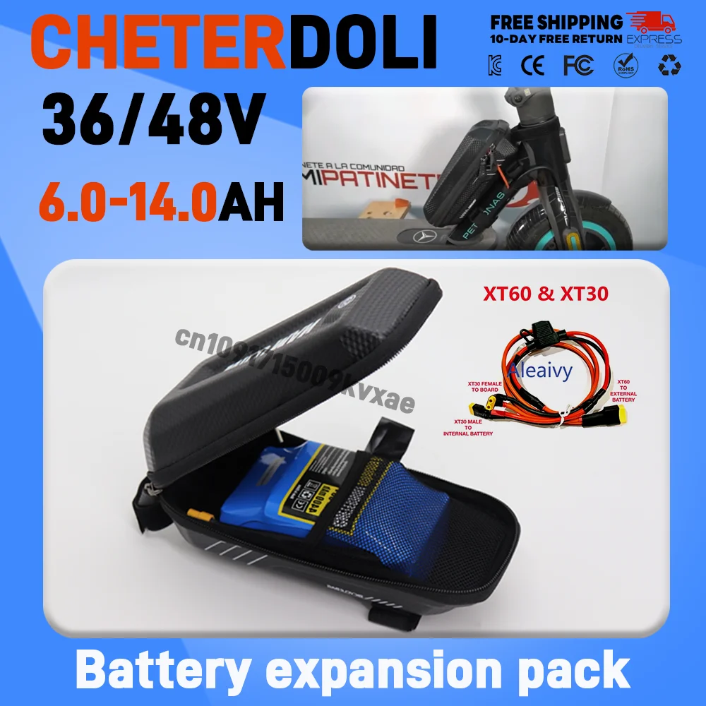 60V 50Ah Electric Scooter Battery - 36/48V 배터리 4.4Ah 6.8Ah 48V 6Ah