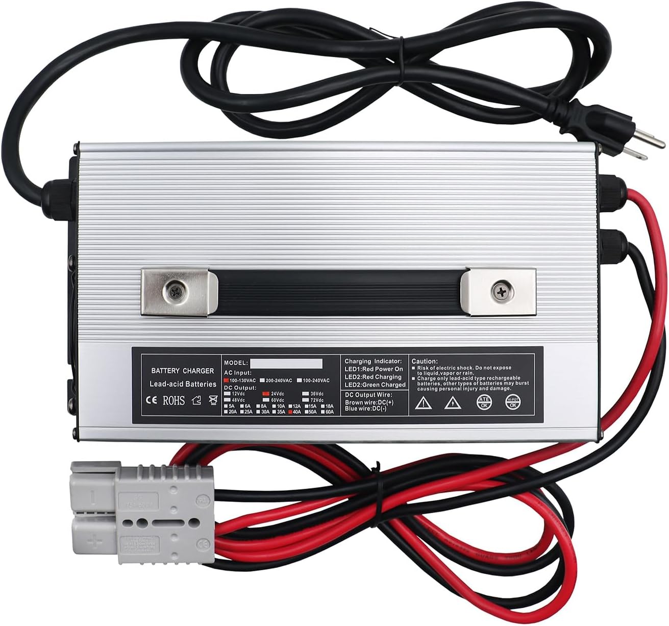 맞춤형 72V 15A 납산 배터리 고속 자동 충전기 ( - 72V 15A Fast Charger 리뷰 및 가격