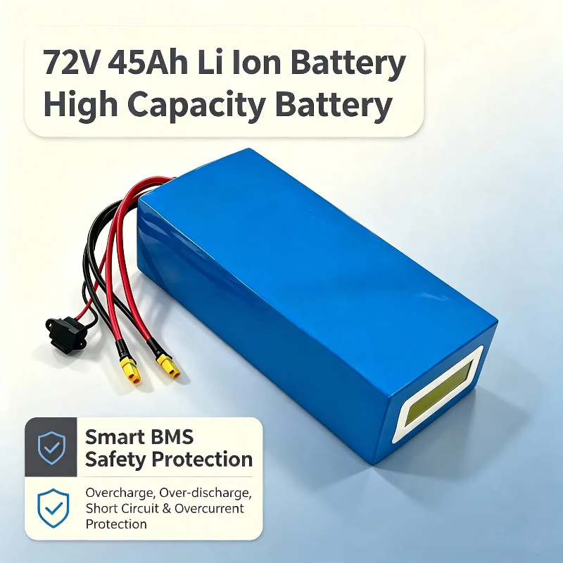 72V 45Ah 리튬 이온 삼각형 배터리 BMS 리튬  - 72V 40Ah Lifepo4 Battery Pack 리뷰 및 가격